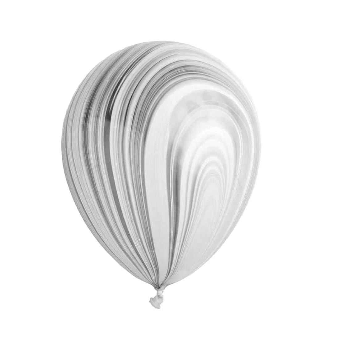 Palloncino Gigante nero baby shower con Coriandoli Azzurri per