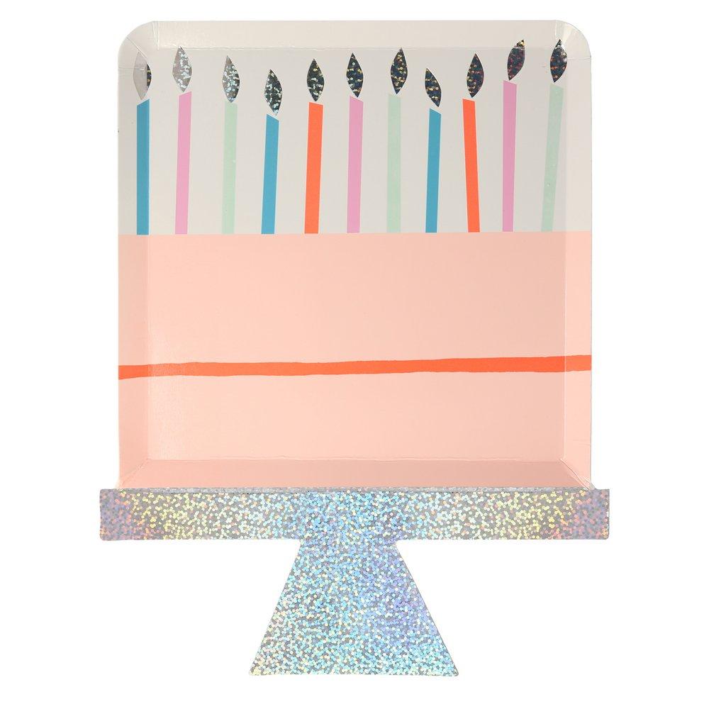 8 piatti in carta - torta di compleanno – Funny Bunny