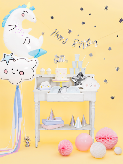 Palloncino Mylar - Unicorno baby azzurro