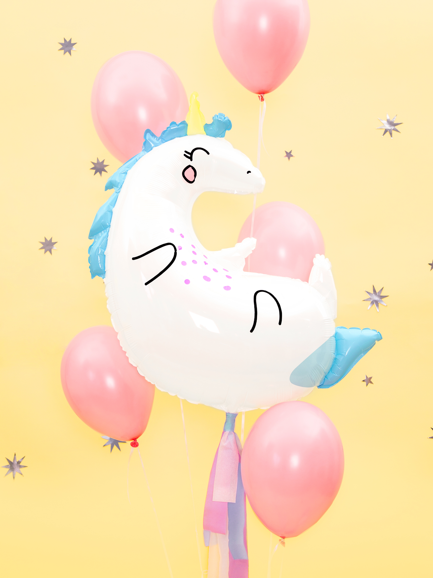 Palloncino Mylar - Unicorno baby azzurro