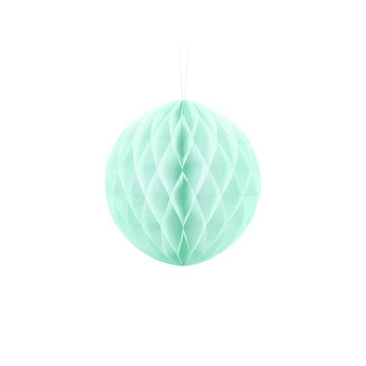 sfera decorativa in carta 20cm - verde menta