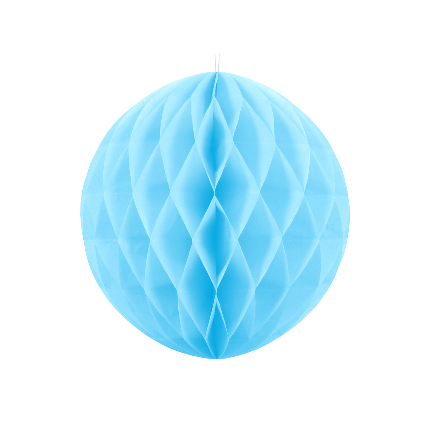 Sfera decorativa in carta 30 cm - azzurro