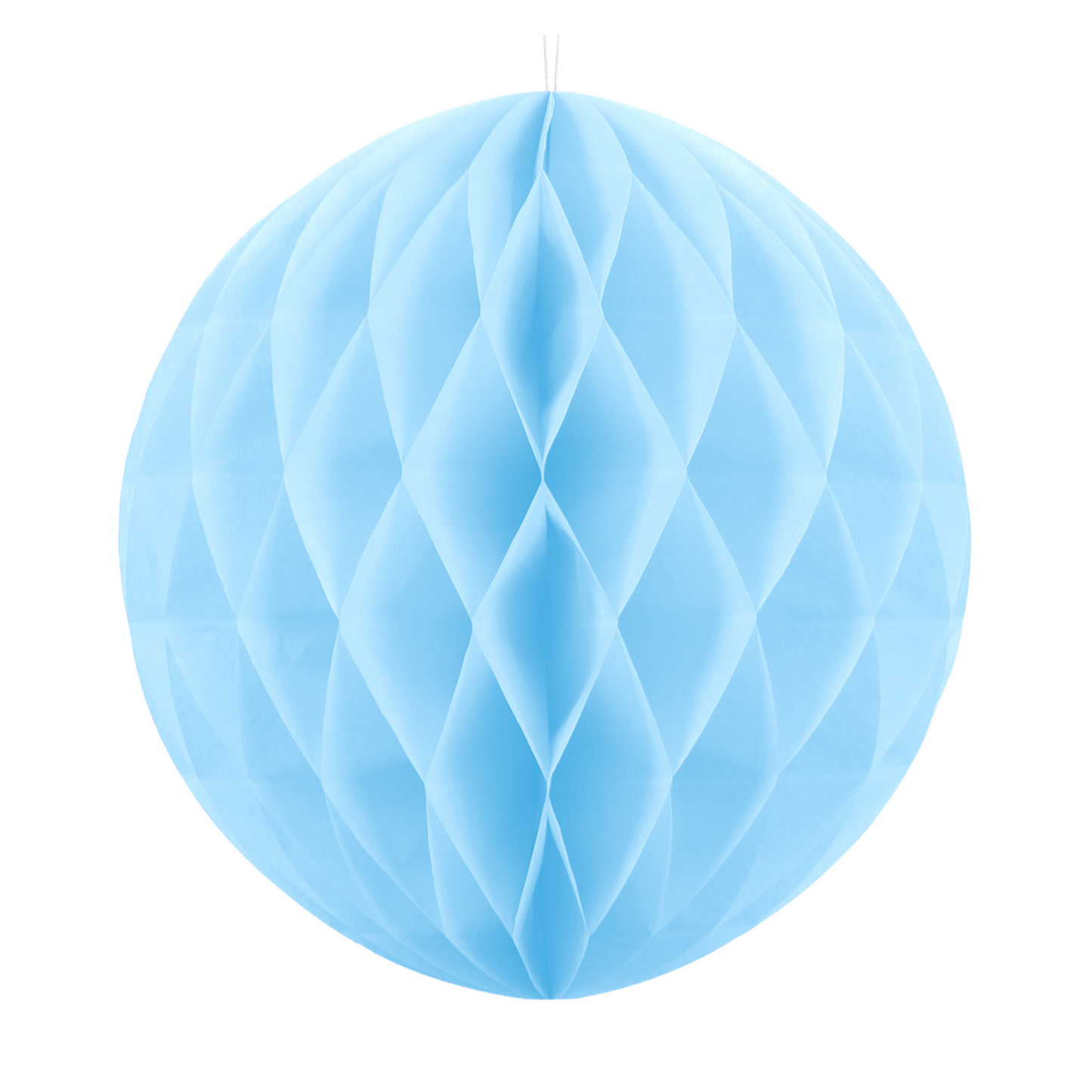 Sfera grande decorativa in carta 40 cm - azzurro