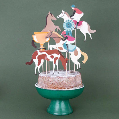 Cake topper  - Cavalli ed equitazione