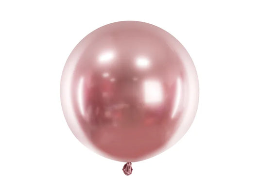 Palloncino GRANDE 60cm - oro rosa metallizzato glossy