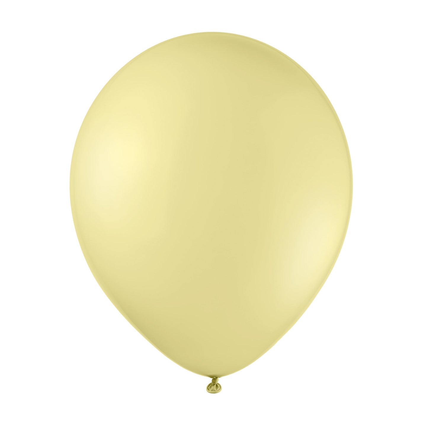 5 ECO Palloncini GRANDE 30cm - Giallo Pastello Opaco