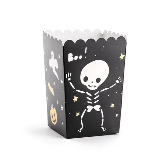 6 popcorn Box - Halloween Boo!