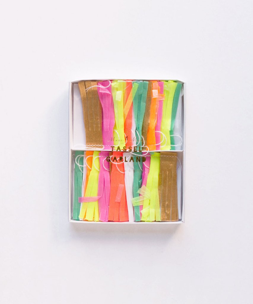 mini tassel - fluo